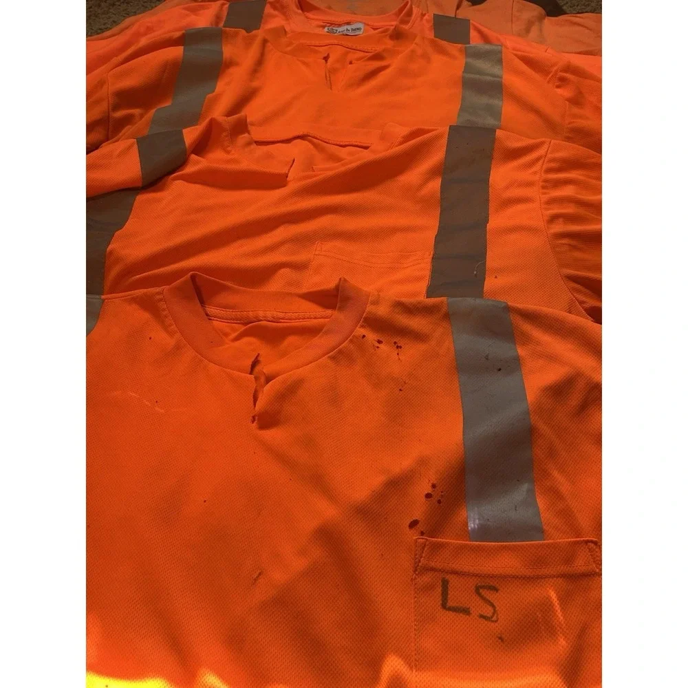 Men's Xxl Shirt Bundle Of Six Poor Condition/Very Used.  Long And Short Sleeve. - Picture 5 of 9